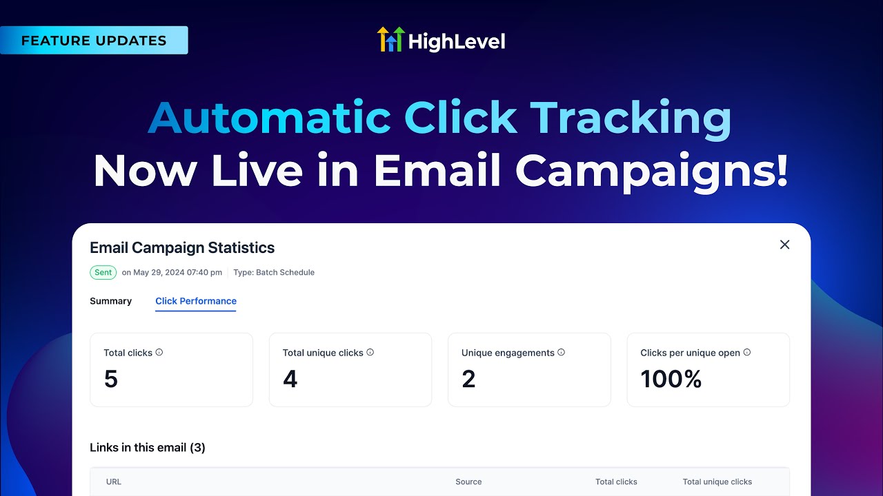 Automatic Click Tracking Now Live in Email Campaigns!