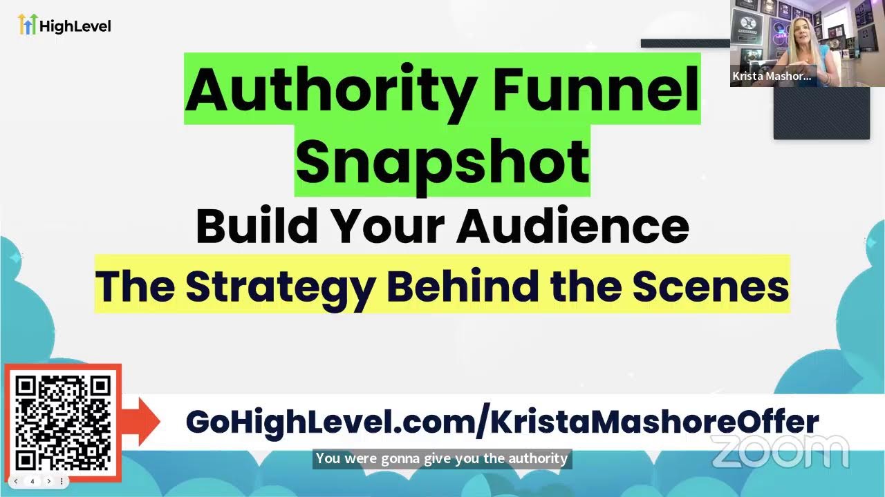 Day 2 - The Brand Authority Accelerator with Krista Mashore - https://us02web.zoom.us/j/83882239040 Day 2 - The Brand Authority Accelerator with Krista Mashore - https://us02web.zoom.us/j/83882239040