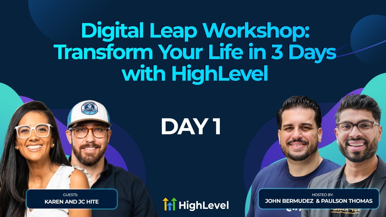 Workshop Replay - Karen & JC Hite - Digital Leap Workshop Workshop Replay - Karen & JC Hite - Digital Leap Workshop
