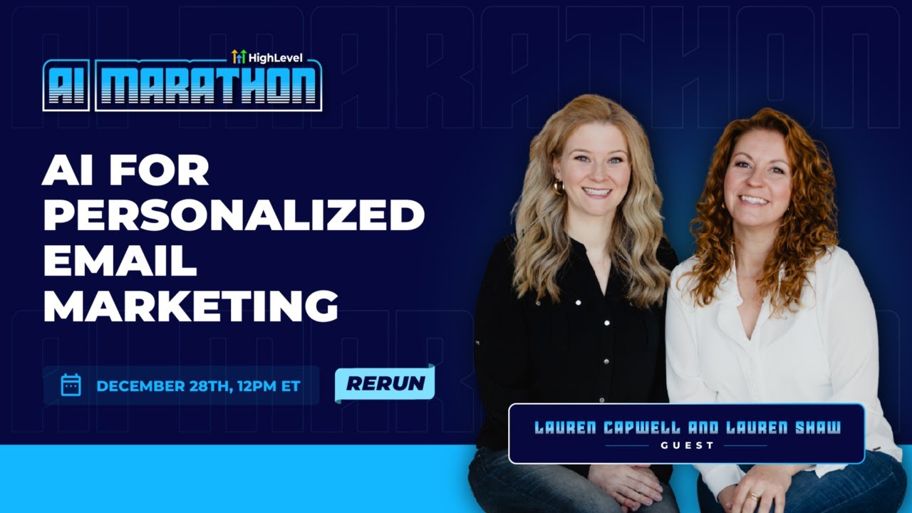 Lauren Capwell and Lauren Shaw: AI For Personalized Email Marketing