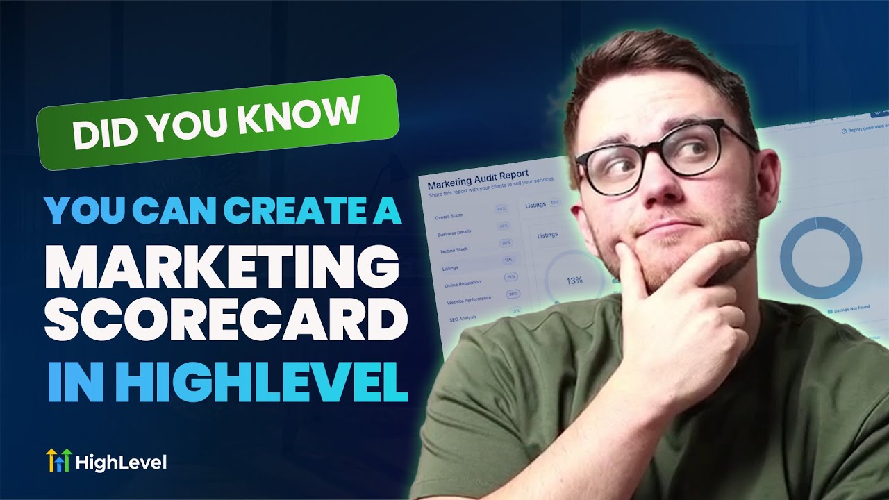 Did You Know You Can Create a Marketing Scorecard in HighLevel? Did You Know You Can Create a Marketing Scorecard in HighLevel?
