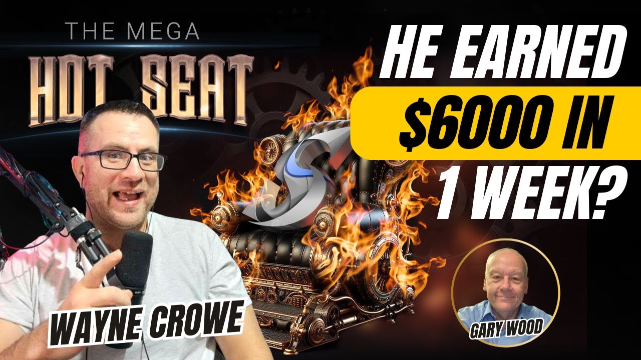 He Earned $6000 in 1 Week at 68 Years Old! I Wayne Crowe with Gary Wood