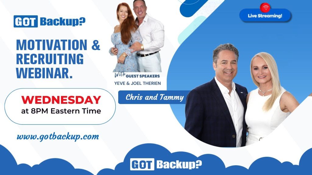 Welcome to Wednesday Night's Webinar Guest Yeve &amp; Joel Therien