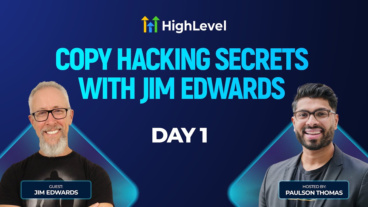 Copy Hacking Secrets Workshop with Jim Edwards - Day 1