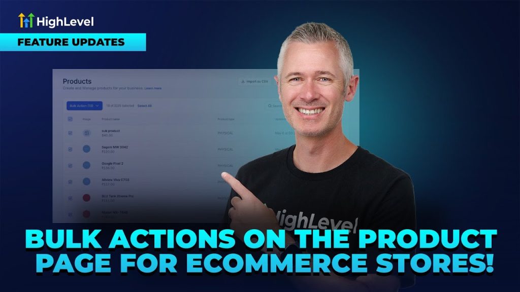 Bulk Actions on the Product Page for Ecommerce Stores!