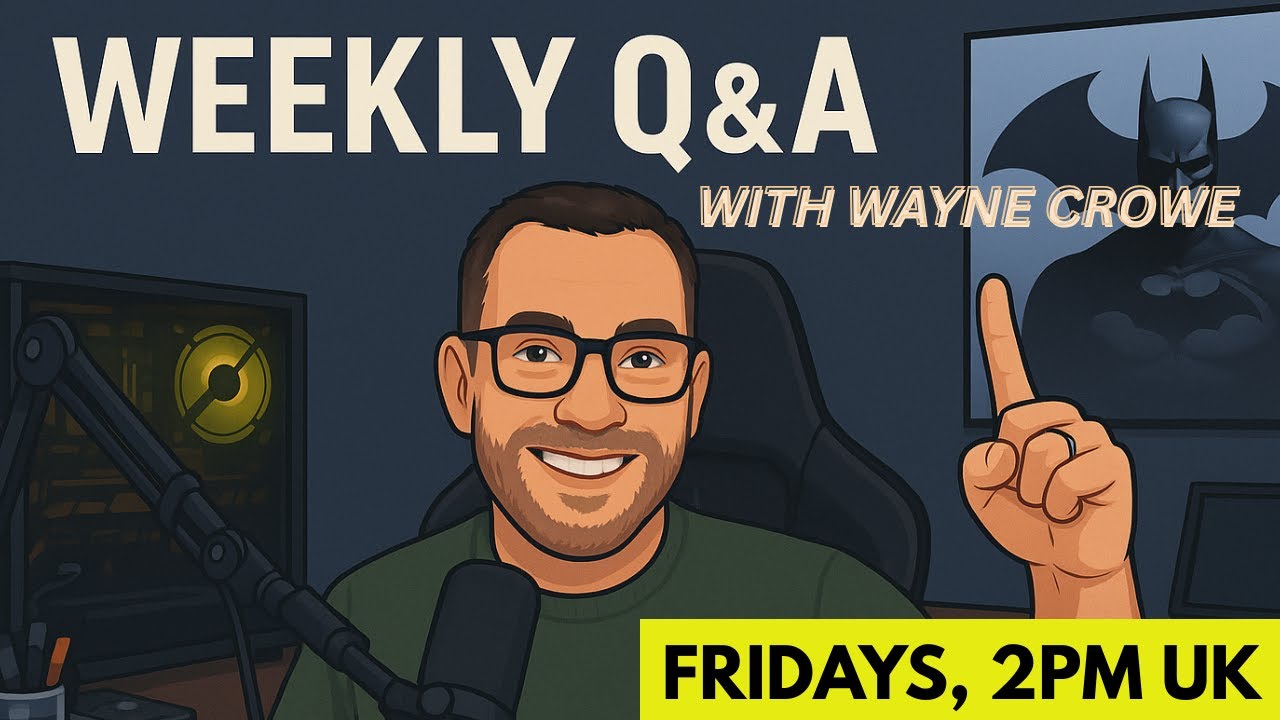 Q and A with Wayne Crowe - Live 25th July