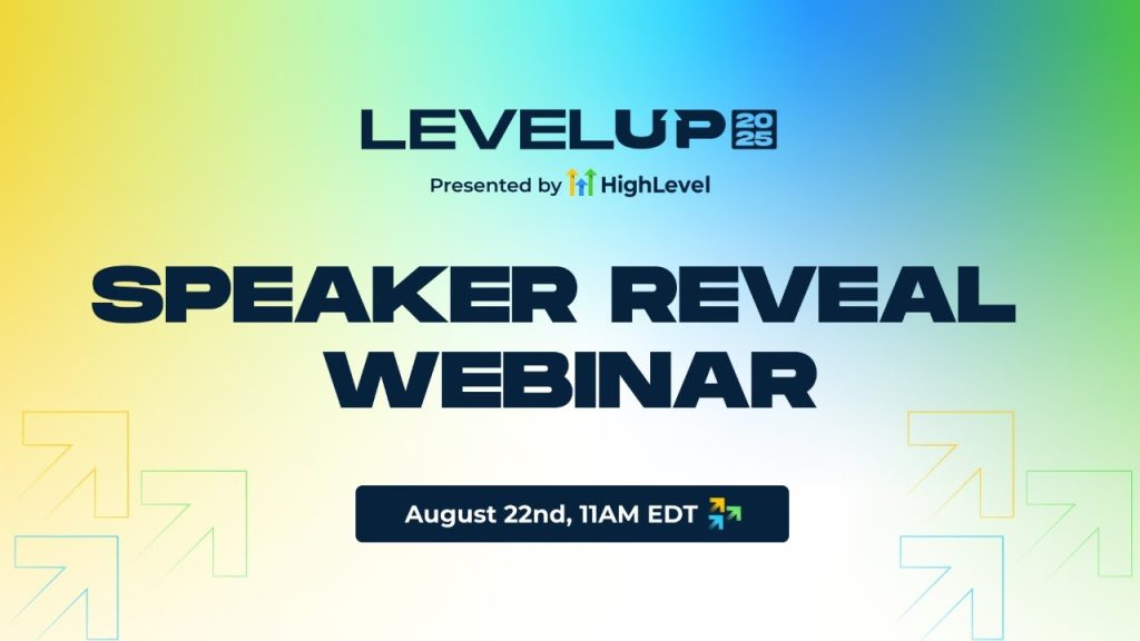 LevelUp Speaker Reveal Webinar #2