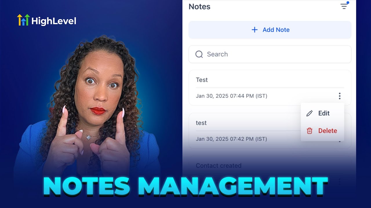How to Take Control of Your Notes in HighLevel for Better Client Management How to Take Control of Your Notes in HighLevel for Better Client Management