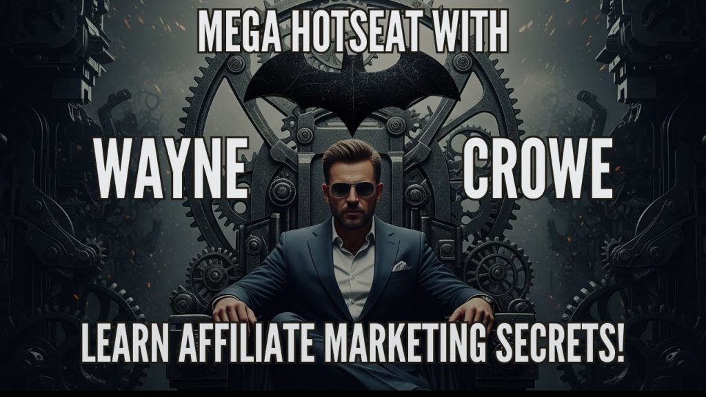 Mega Hotseat with Wayne Crowe! Learn the secrets to affiliate marketing success (15th September)