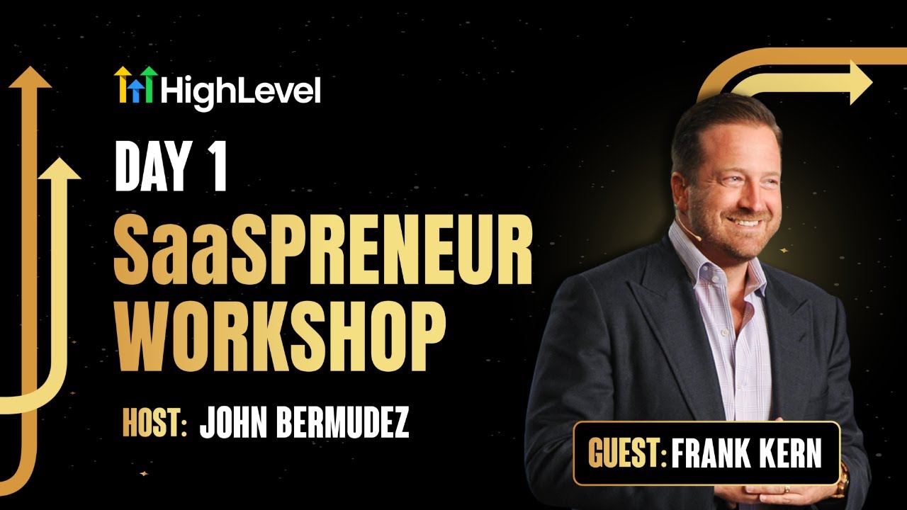 Day 1 - SaaSPRENEUR Workshop with Frank Kern