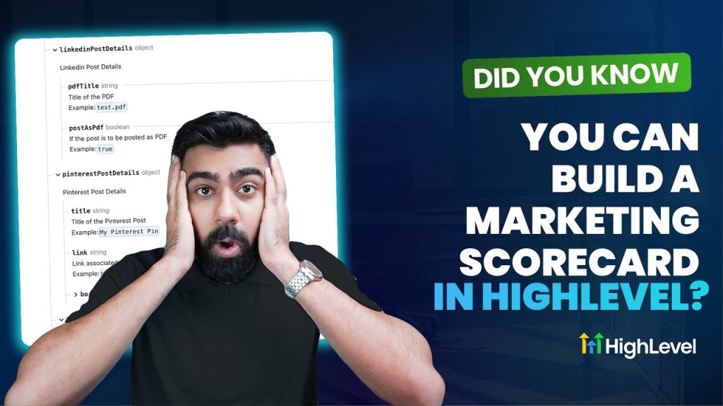 Did You Know You Can Build a Marketing Scorecard in HighLevel